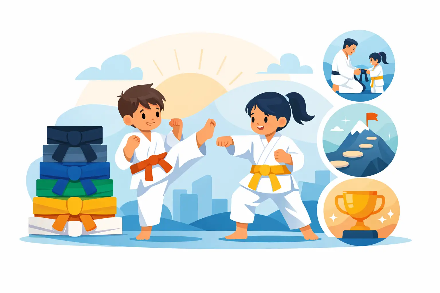 Karate Belt Grading for Kids Made Clear